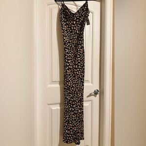 Leopard Print Maxi Dress